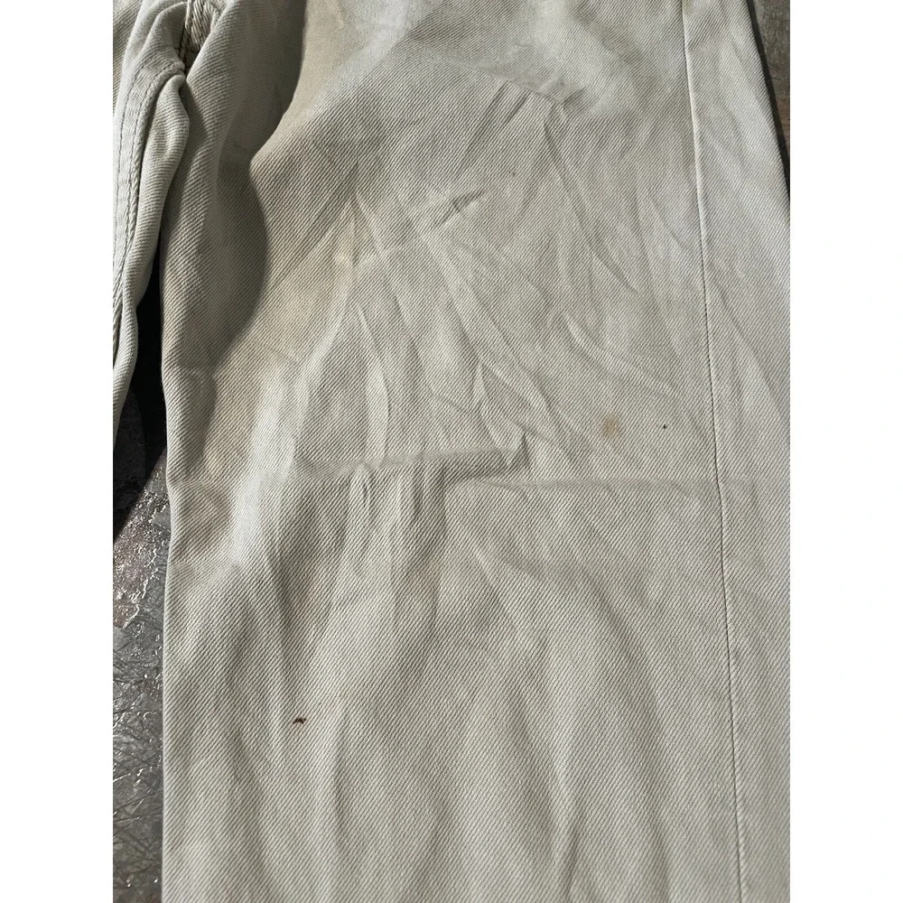 Vintage Levi's 501 Made‎ In USA 0115 Brown Khaki Denim 33W x 32L *